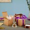 50 Pack Kraft Brown Paper Gift Boxes, Bulk Set with Ribbon and Stickers, 3x3x3"